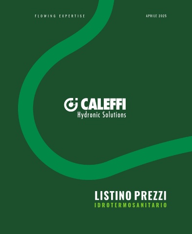 caleffi - listino idrotermosanitario 2025